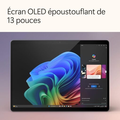 Microsoft Surface Pro (Charger Included) | Copilot+ PC | 13" OLED Touch Screen | Snapdragon® X Elite | 16GB RAM | 256GB SSD | Latest Model, 11th Edition | Black | Amazon Exclusive – Image 3