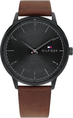 Tommy Hilfiger 1791876 Men's Analogue Bracelet with Leather Strap