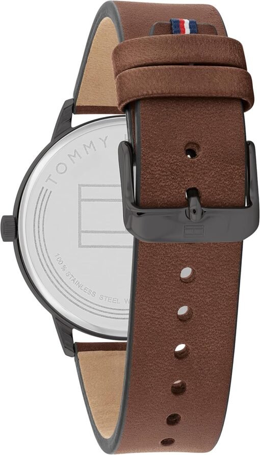 Tommy Hilfiger 1791876 Men's Analogue Bracelet with Leather Strap – Image 3
